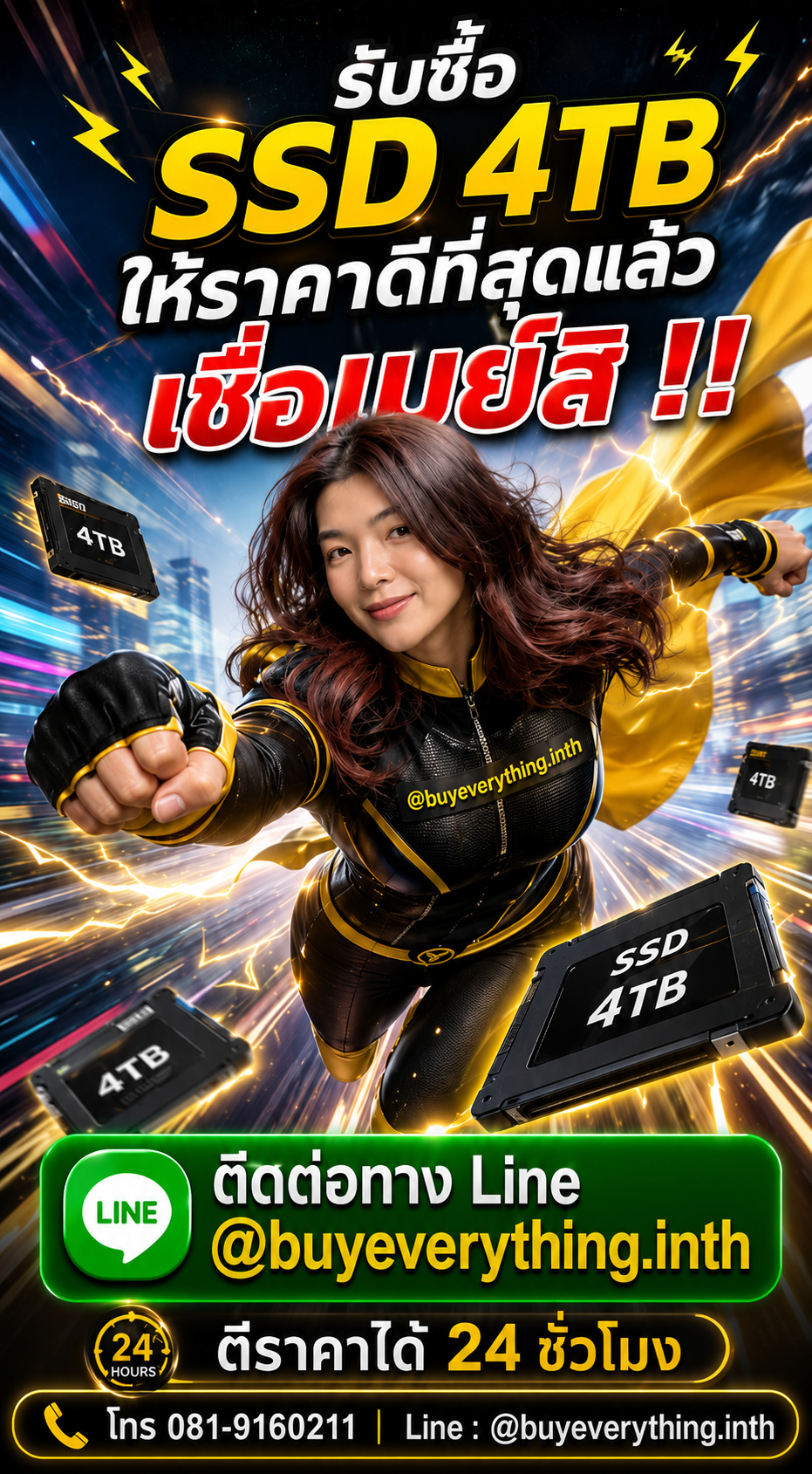 รับซื้อ SSD 4TB รับซื้อไม่จำกัดชิ้น ตีราคาไว