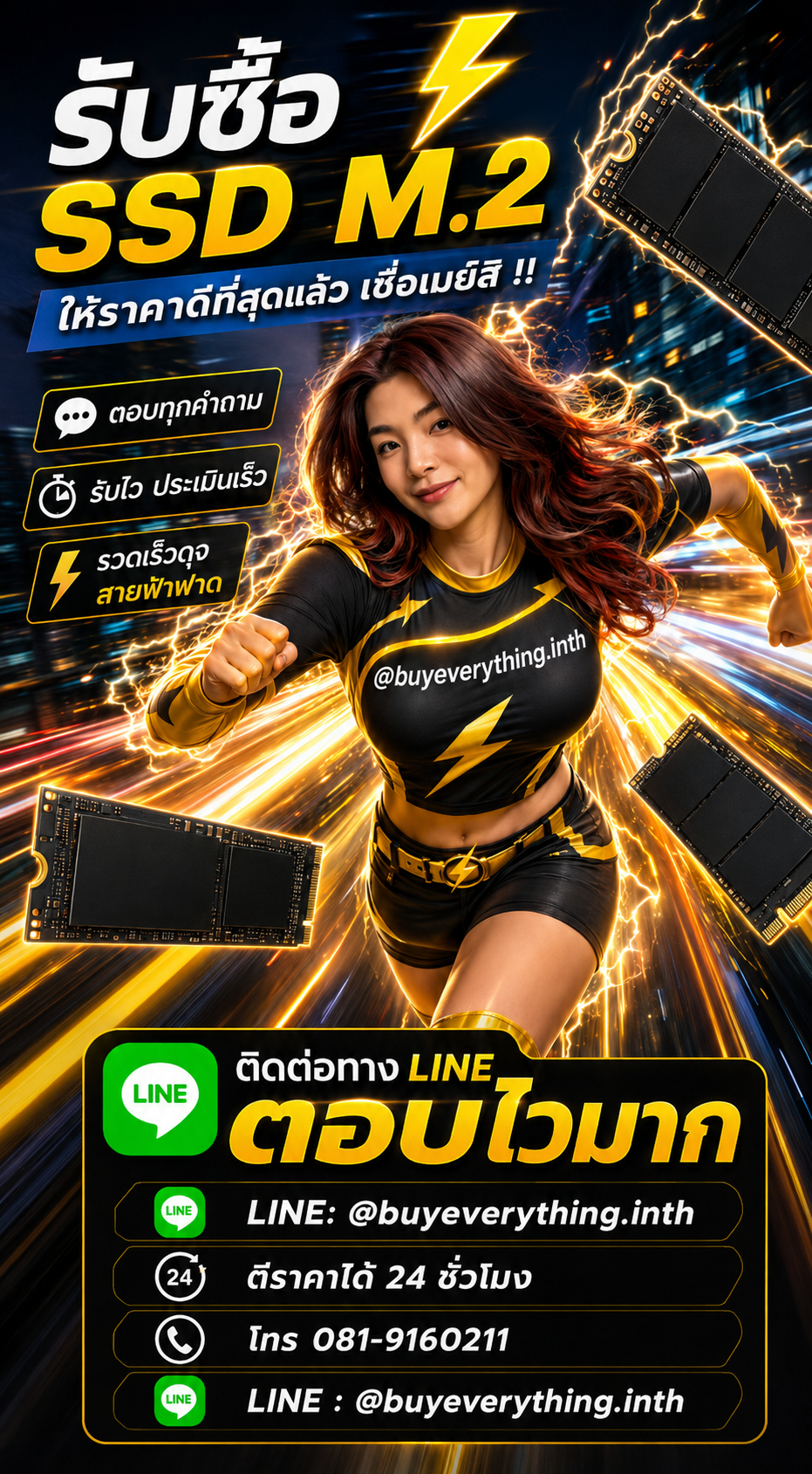 รับซื้อ SSD รับซื้อไม่จำกัดชิ้น ตีราคาไว