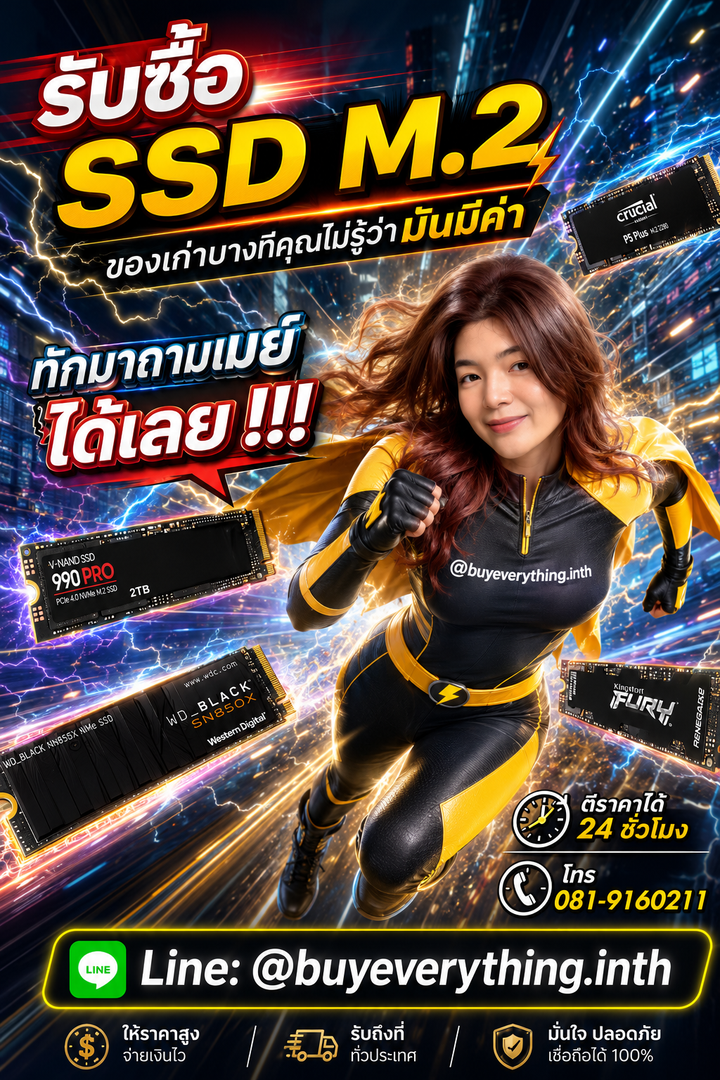 รับซื้อ SSD ให้ราคาดีที่สุดแล้ว เชื่อเมย์สิ